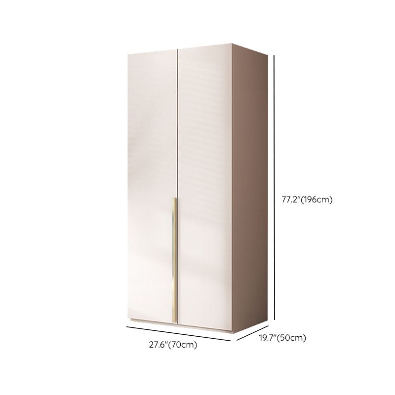 Contemporary Bedroom Storage Cabinet Wooden Shelves Wardrobe