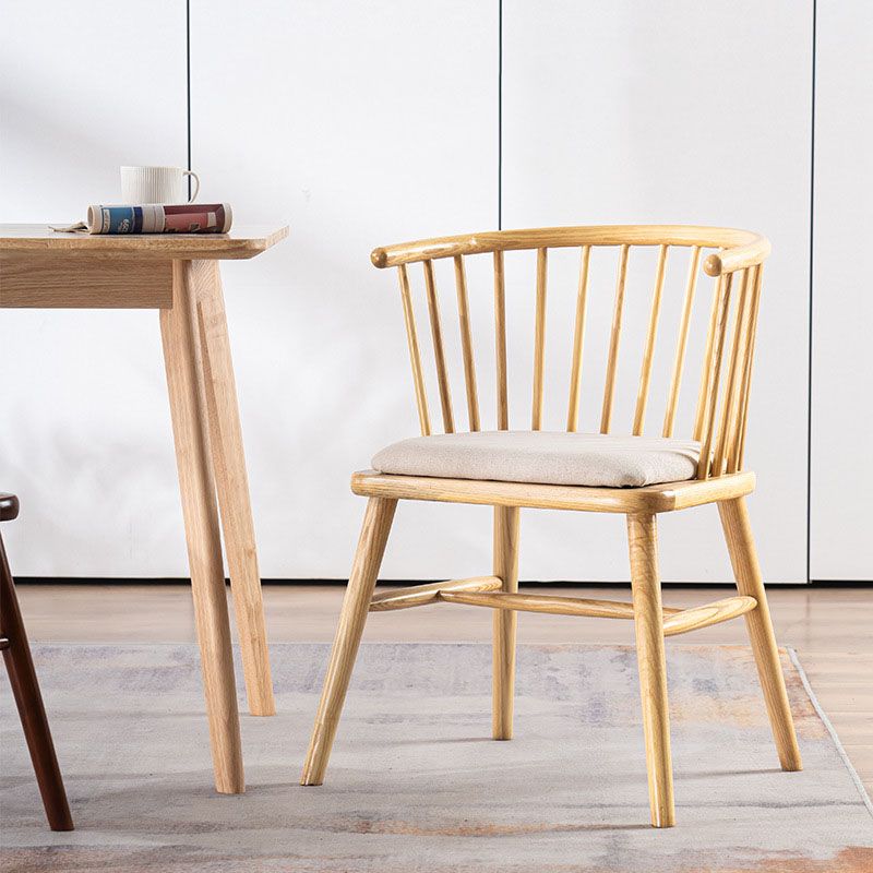 Windsor Back Chair Scandinavian Wood Kitchen Dining Room Side Chair