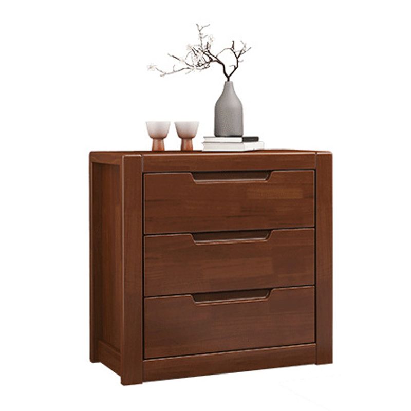 Contemporary Solid Wood Storage Chest Bedroom Chest with Drawers