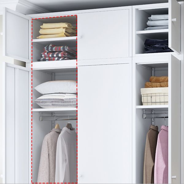 Contemporary Cabinet for Home Metallic Finish Storage Cabinet