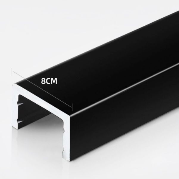 Semi Frameless Stainless Steel Frame Single Sliding Glass Shower Door