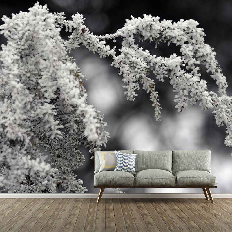 Customized Juniper Wall Mural Stain Resistant Eco-friendly Wallpaper for Living Room