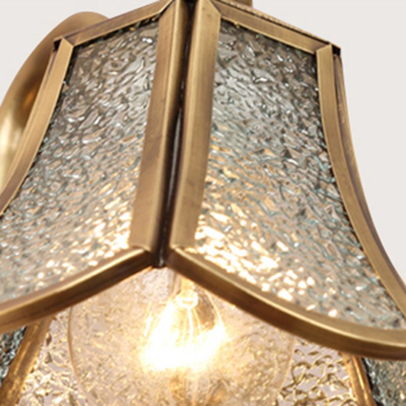 Multi-luz Sombra Sombra Sombra Splique Modern Simple Simple Lighting en latón en latón