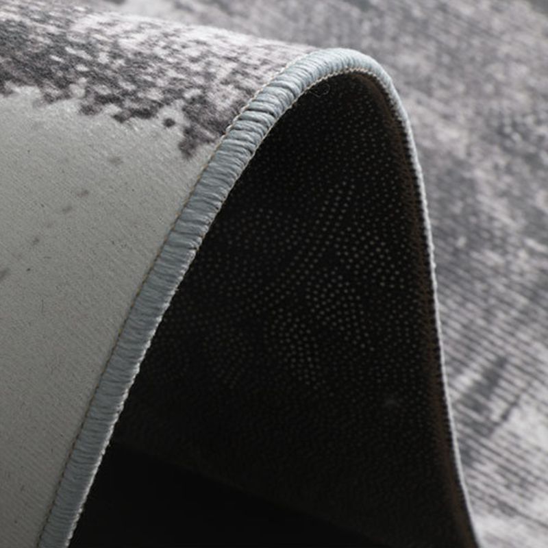 Orange einfacher Teppichpolyester-Kurve Teppich nicht rutscher Backing Teppich für Wohnzimmer