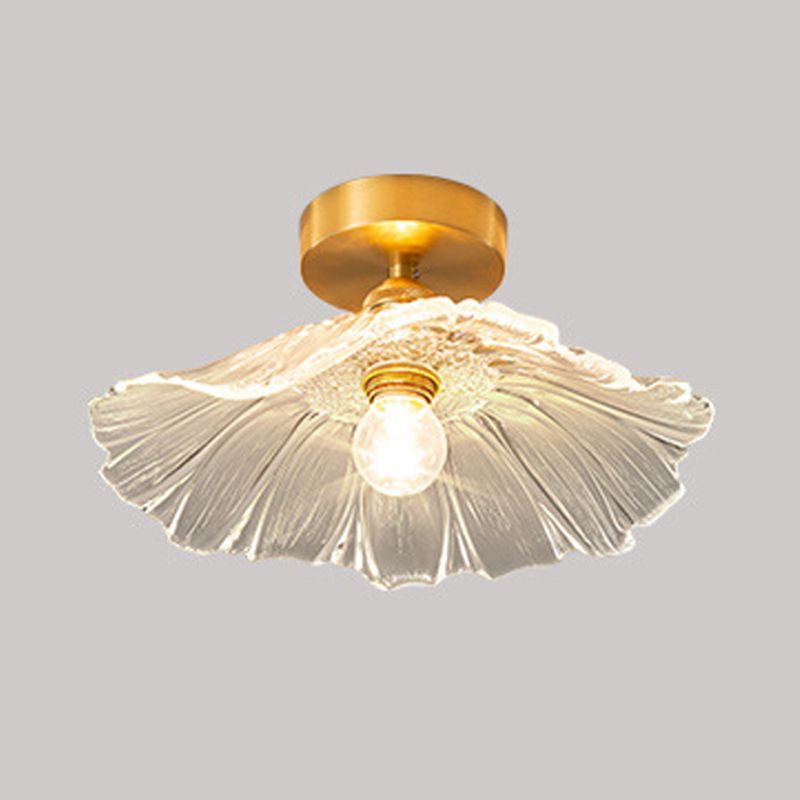 Nordic Ceiling Light Creative Glass Flush Mount Lighting Fixture for Bedroom