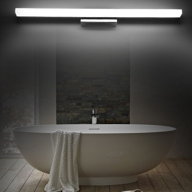 Rectangle LED Bathroom Wall Sconce Simple Waterproof Vanity Light for Dressing Table