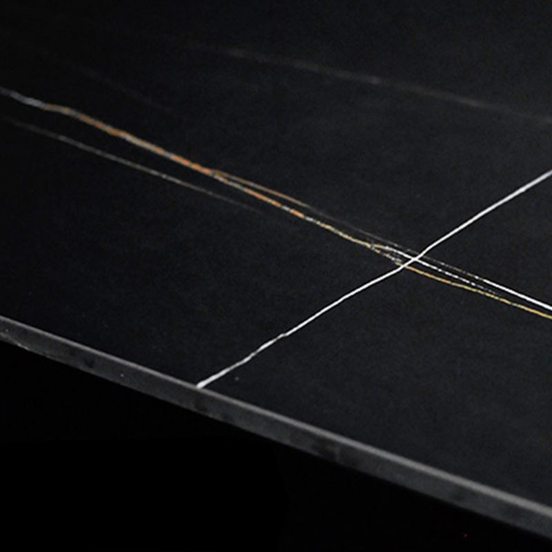 Nordic 1/4/5/7 Pieces Dining Set Sintered Stone Top Table with Leather Chairs