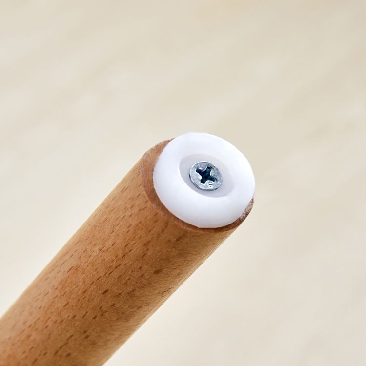 Contemporary Acrylic Backrest Counter High Stool with Wooden Base