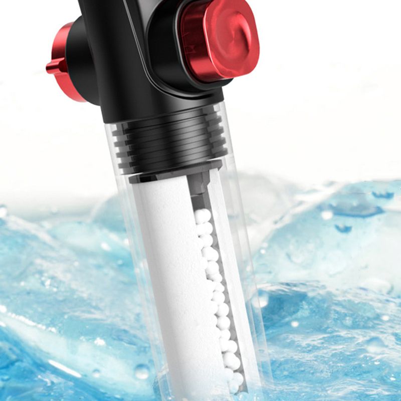 Modern Plastic Shower Head Adjustable Water Flow Handheld Shower Head