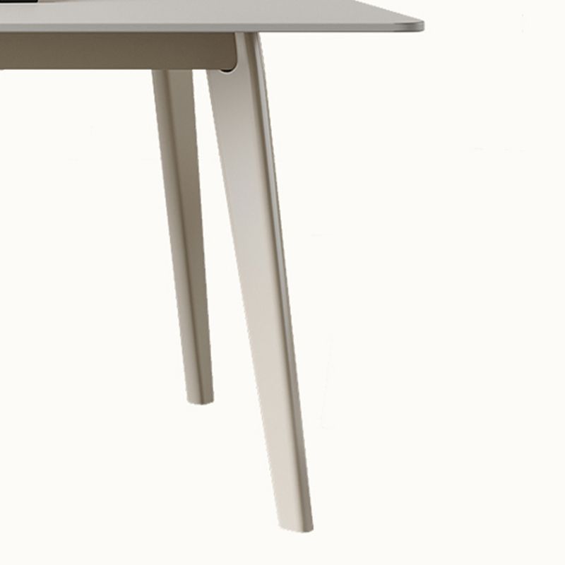 Contemporary 1/2/5/7 Pieces Dining Set Rectangle Stone Dining Table Set for Kitchen