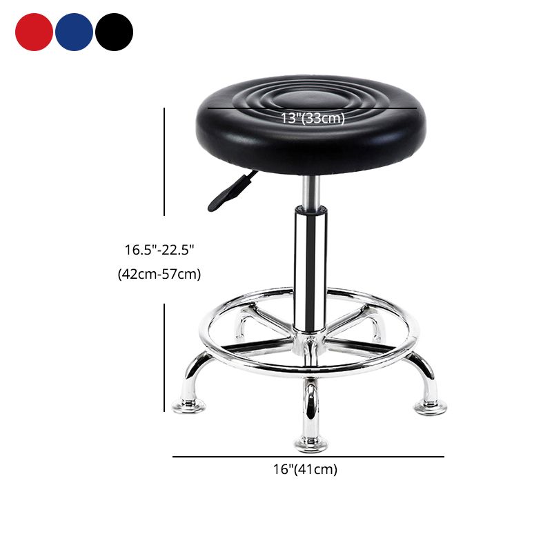 Modern Adjustable Rotatable Counter Stool Steel Mobile Phone Store Bar Stool with Cushion