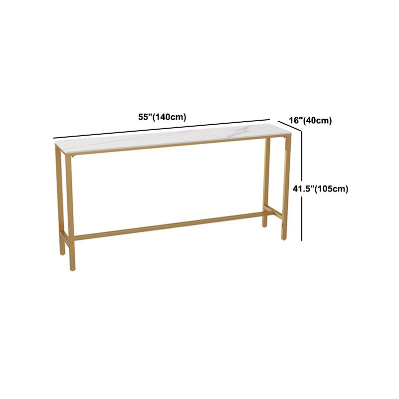 1/2/4 Piece Glam Matte Finish Pub Dining Set Sintered Stone Bar Table Set