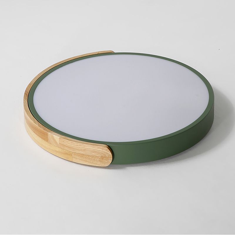 Makronen-Unterputzleuchte aus Metall, runde Schlafzimmer-Deckenleuchte mit 1 Licht