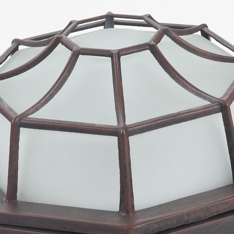 Plafonnier LED de Style Simple et moderne, luminaire d'extérieur antirouille à montage encastré