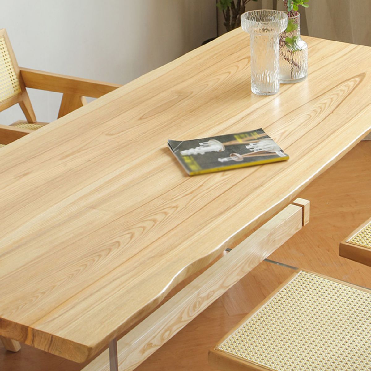 Modern 1/2/3/5 Pieces Dining Set Ash Wood Dining Furniture Set /Separate Items