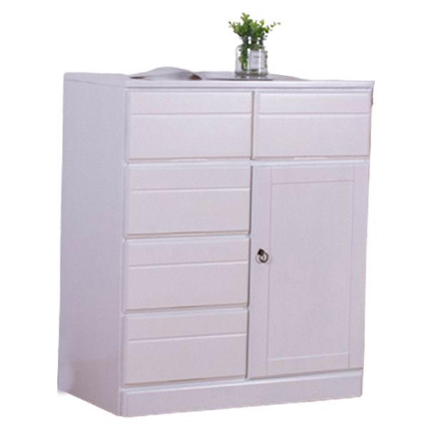 Solid Wood Modern Storage Chest Dresser Horizontal Storage Chest Dresser