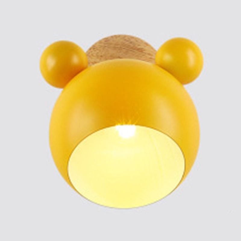 Metal Half Round Wall Mounted Lamps Modern Style 1 Light Wall Mount Lighting