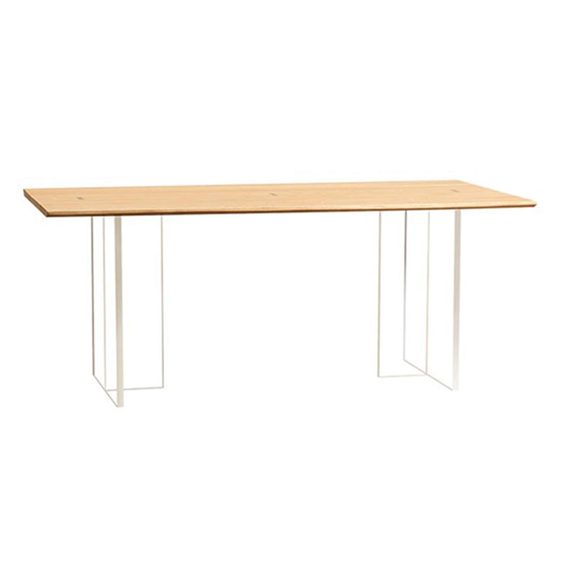 Solid Wood Dining Table Set with Acrylic Base 1/2/4/5 Pieces Dinette Set for Kitchen