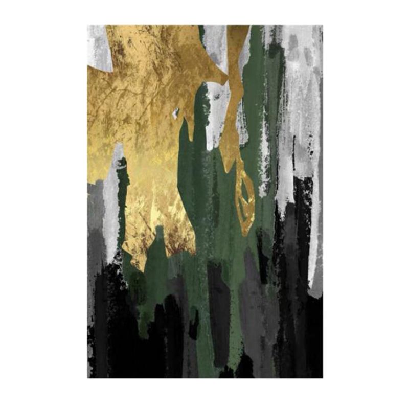 Minimalist Carpet Abstract Pattern Indoor Rug Polyester Stain Resistant Carpet for Living Room