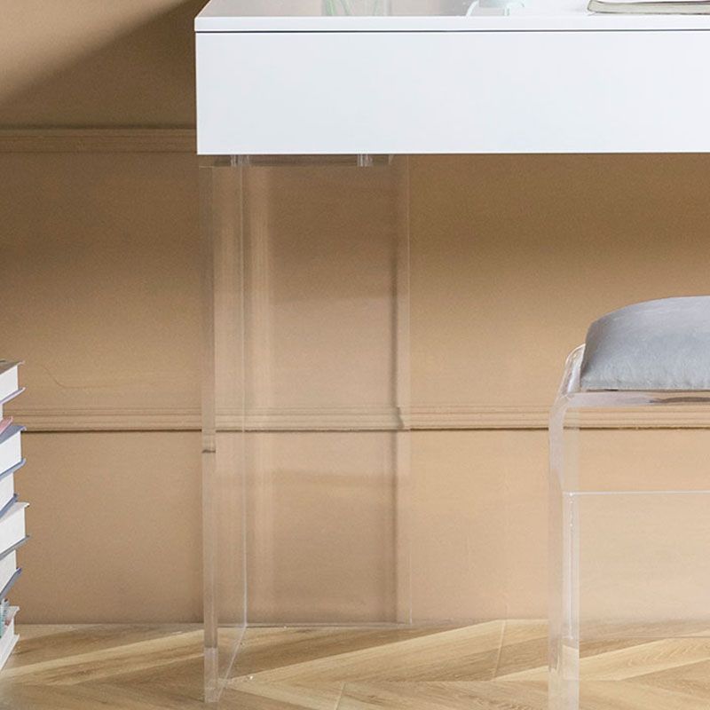 Contemporary Vanity 2 Storage Drawers 29.52" H Make-up Vanity Desk