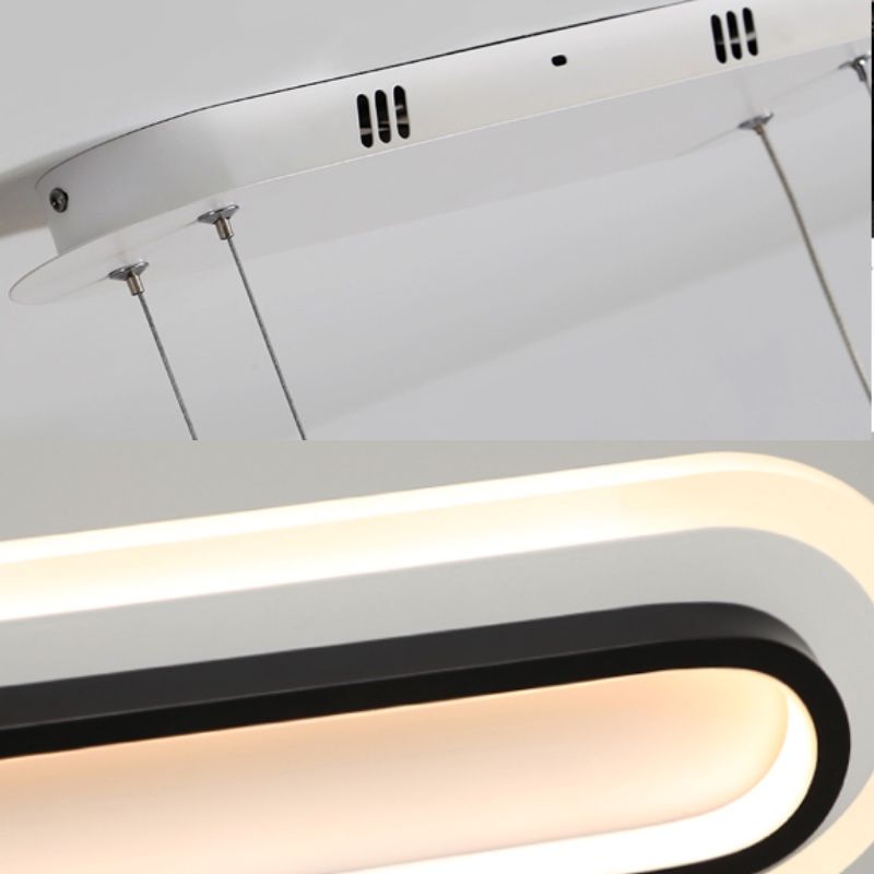 Simplicity Contemporary Island Light Geometric Lighting Fixture for Dining Room