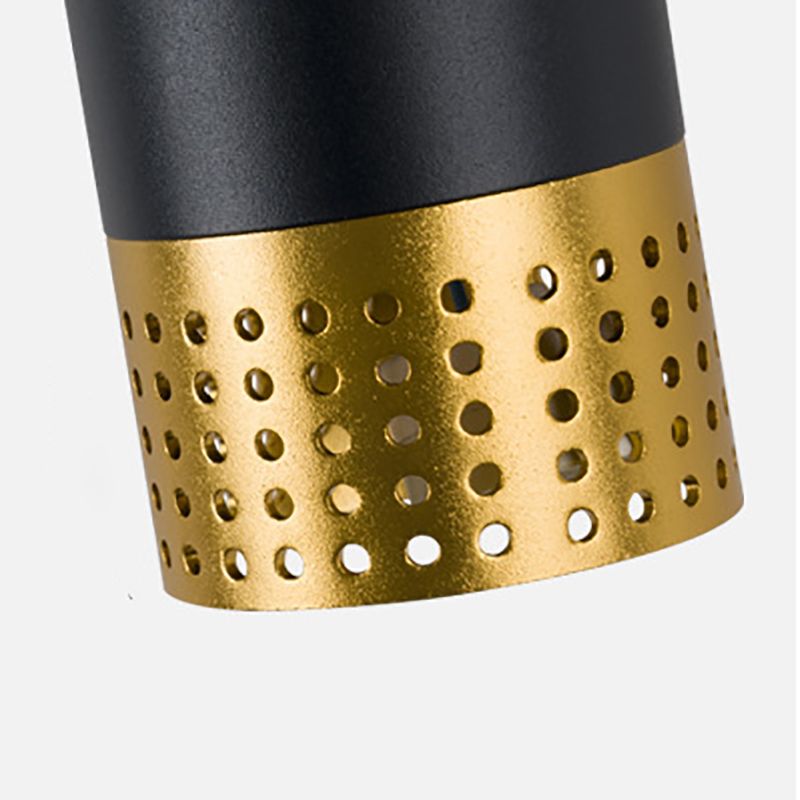 2 Lights Cylinder Wall Lights Modern Style Metal Wall Mounted Lamps