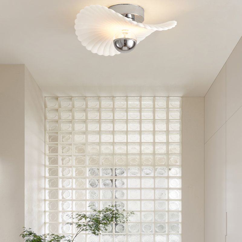 Modern Aluminum Flush Mount Lamp Acrylic Shade Led Flush Mount for Bedroom
