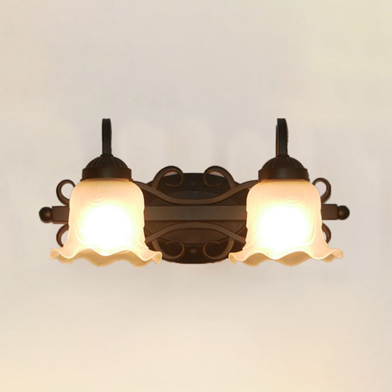 Simpuzzo specchio per trucco leggero americano American Glass Shade Mirror Fare lampada