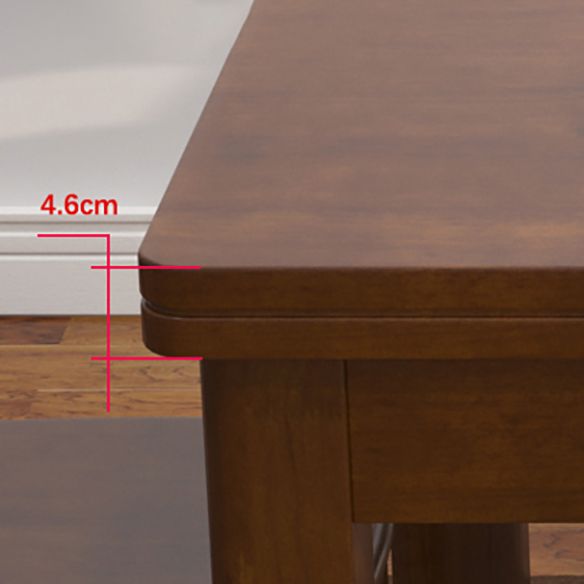 Traditional Standard Solid Wood Dining Room Set of Rectangle Shape for Kitchen Table Set