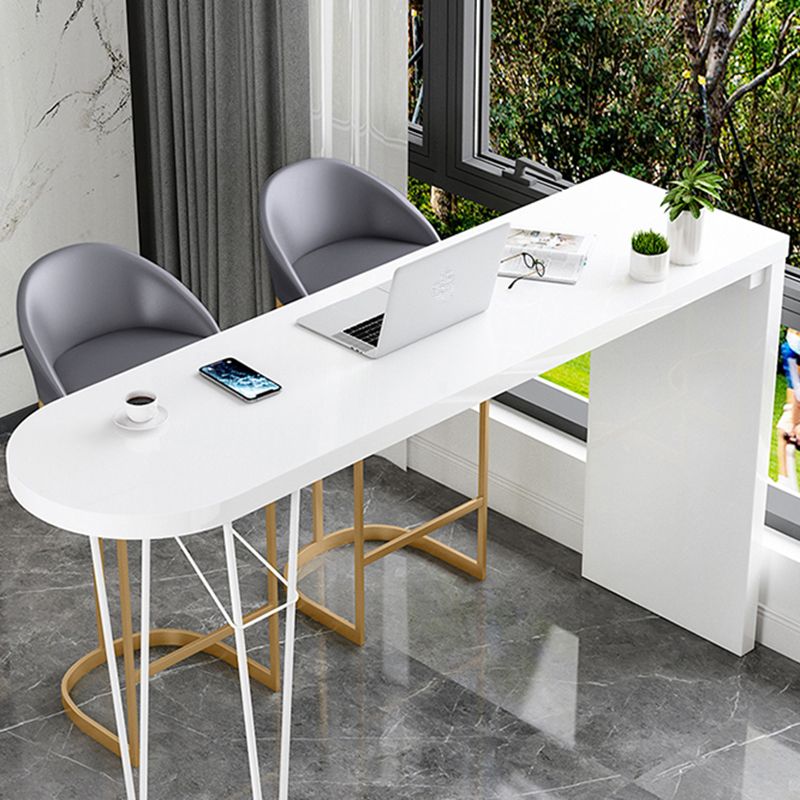 Modern Style Specialty Wood Bar Height Pub Table for Living Room