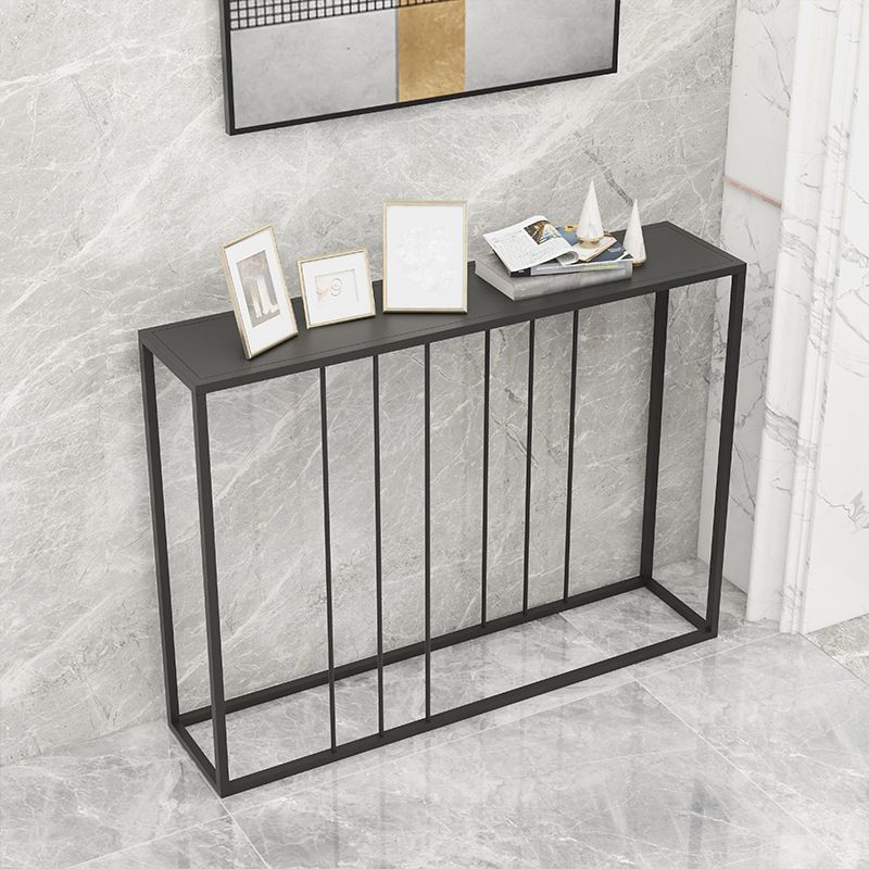 Modern Rectangle Console Table 31.5-inch Tall Iron Accent Table