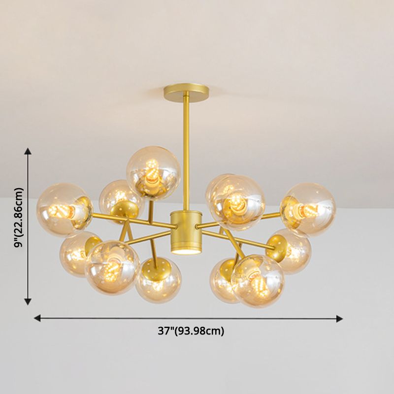 Lampada a sospensione a sospensione a sospensione a sospensione del lampadario Globe per soggiorno per soggiorno