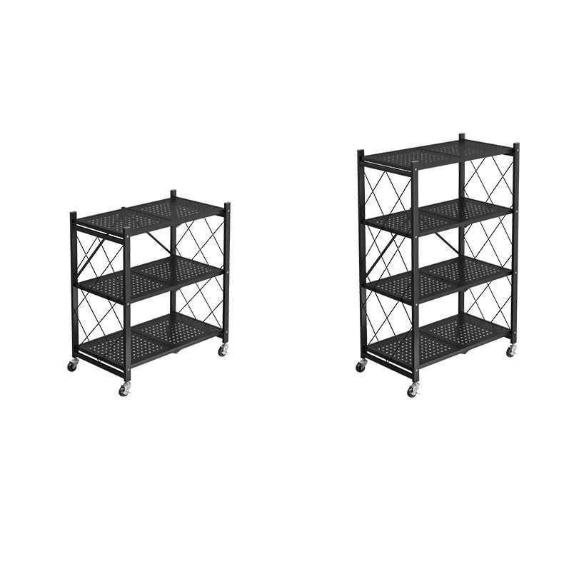Steel Bookcase, 14.5" W, Geometric 3/4/5-Shelf Stackable Bookshelf Shelves