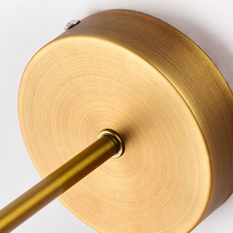 Moderne Stil kugelförmiger Wandmontaglampe Metall 1 Lichtwandbeleuchtung Ideen