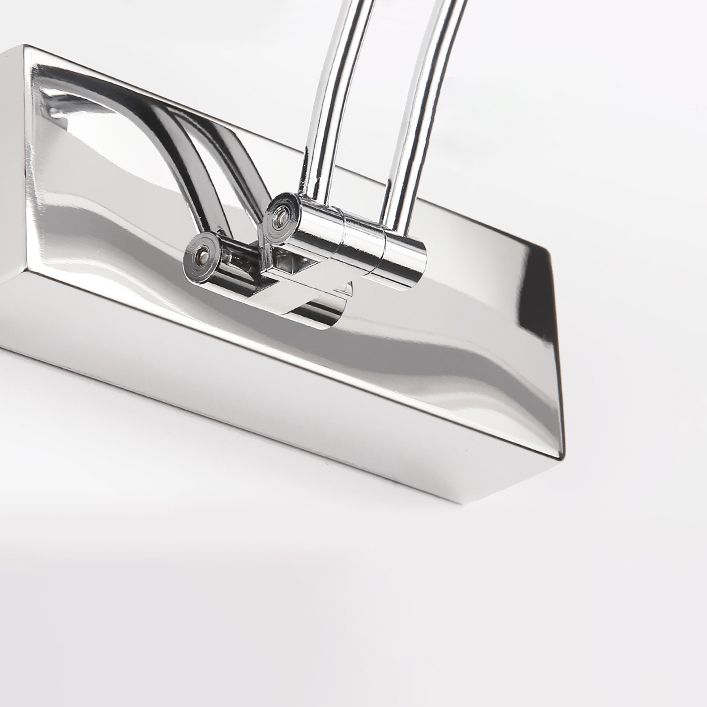 Elongated Metal Wall Sconce Lighting Simplicity Style LED Black Wall Lighting Fixture