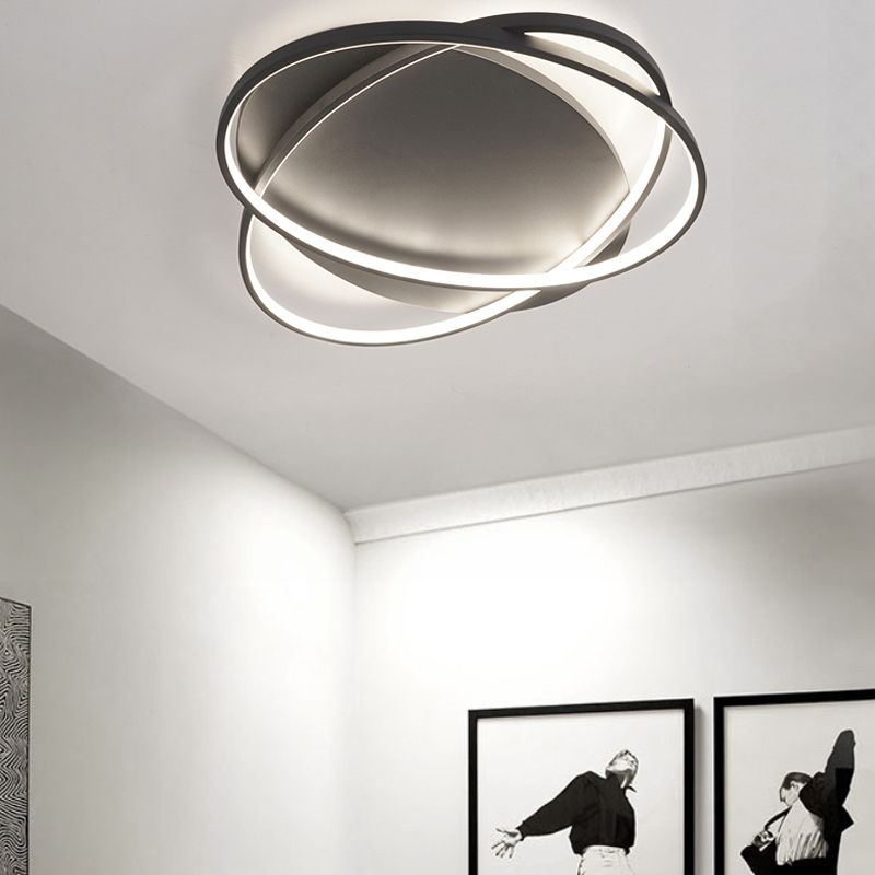 Éclairage de plafond encastré à LED 2 lumières plafonniers modernes pour salon