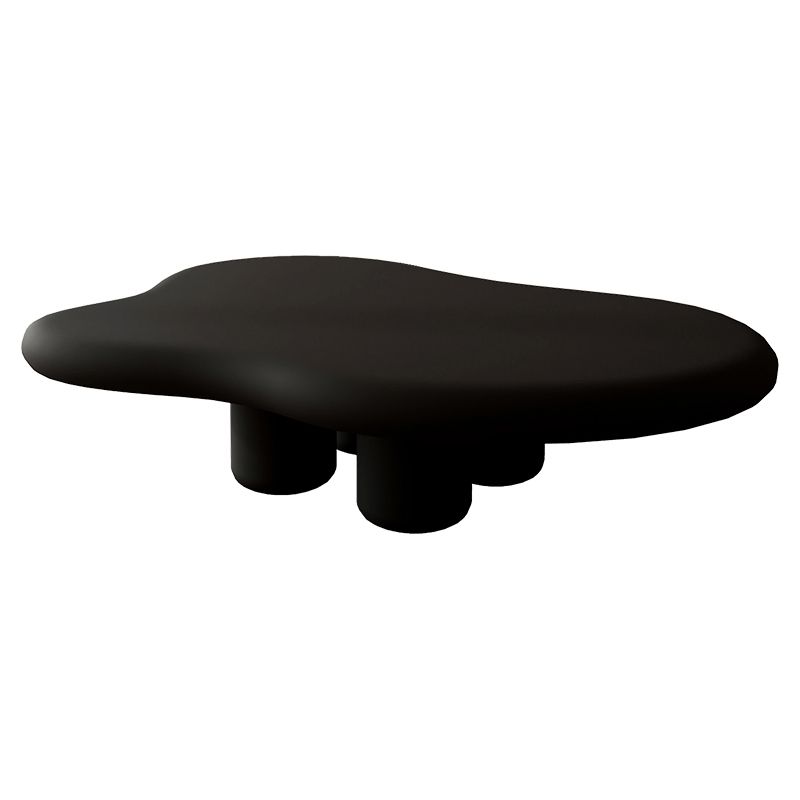 Scandinavian Wooden Coffee Cocktail Table Free form 3 Legs Cocktail Table