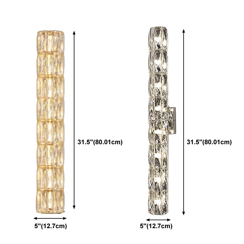 Postmodern Style Wall Light Crystal Wall Sconce Light for Living Room