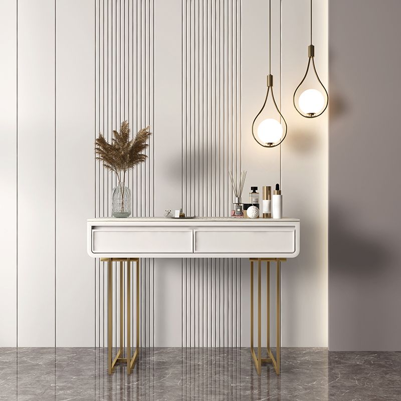 Luxurious Make-up Vanity Stone Top Vanity with 2/4 Storage Drawers