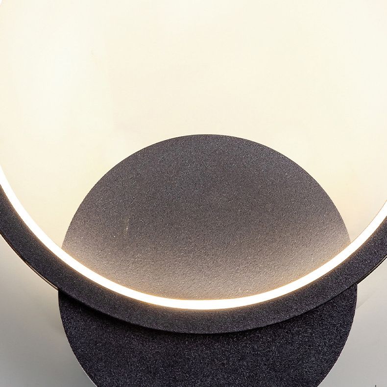 Modernistische Ringwandleuchter -LED -Minimalismus -Wandmontage Licht für Esszimmer