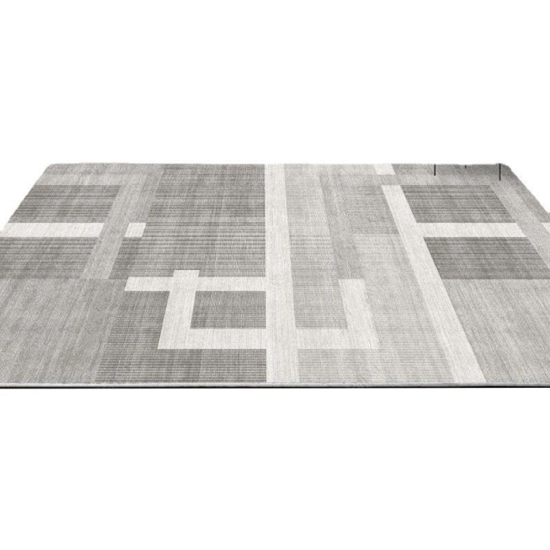 Tapis graphique gris wabi