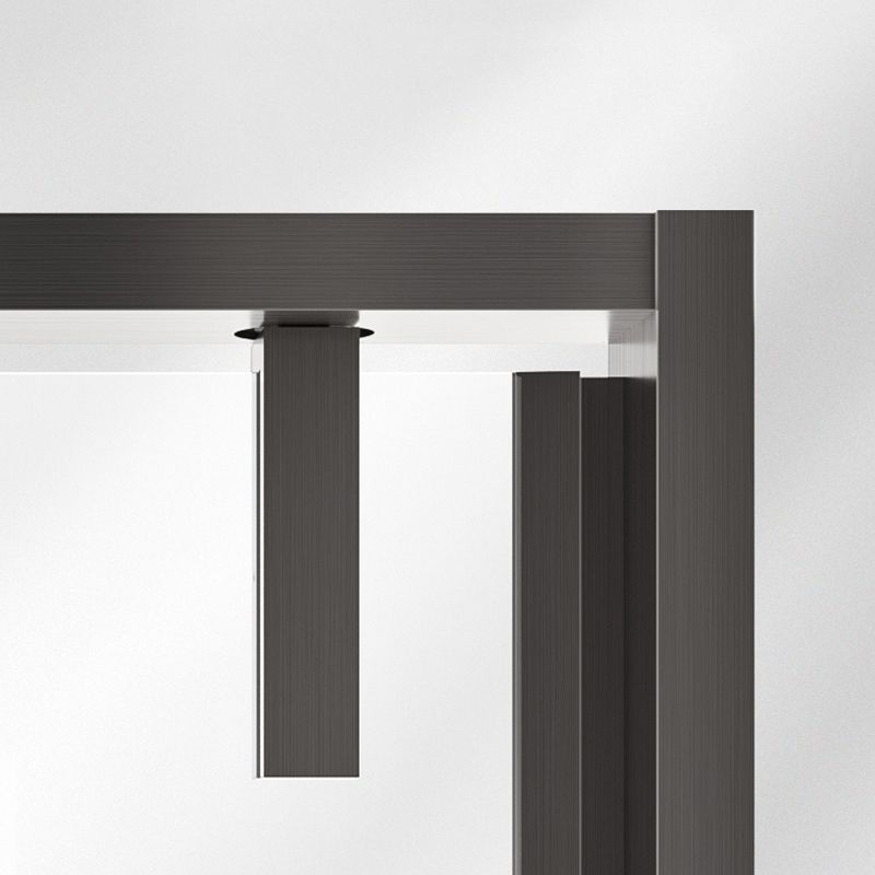 Single Sliding Semi Frameless Shower Door, Tempered Glass Shower Screen