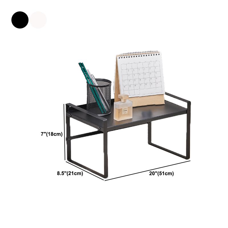 Modern Metal Bookcase, Geometric Bookshelf for Any Room, 8.5" W