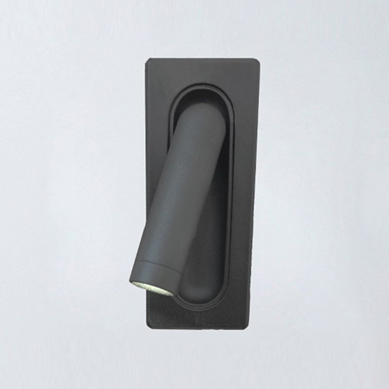Single Modern Polished Finish Wall Mounted Sconce Metal LED Wall Light