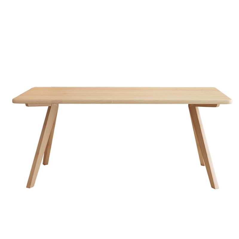 Modern 1/4/5 Pieces Dining Set Rectangle Pine Wood Dining Table for Kitchen