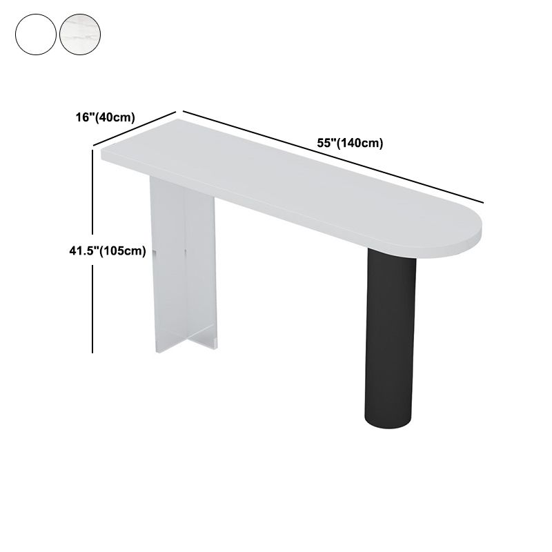 Modern 1/2/3 Pieces Bar Table Set Stone Counter Table with High Stools for Kitchen