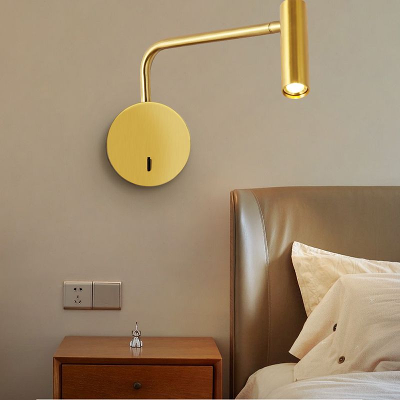 Luz de pared de lectura de aluminio moderna Luz LED LED LOW LIGHTIVE para dormitorio
