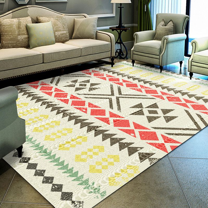 Alfombra de poliéster de alfombra contemporánea azul