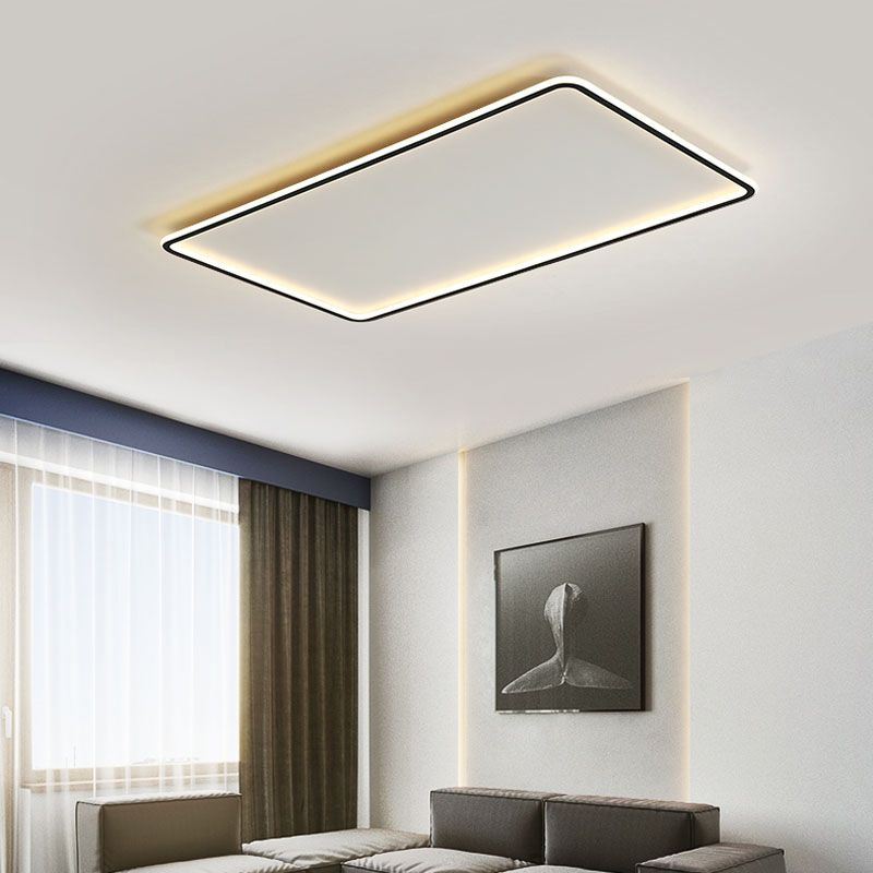 Plafondlamp in eenvoudige stijl, aluminium plafondlamp voor slaapkamer, woonkamer