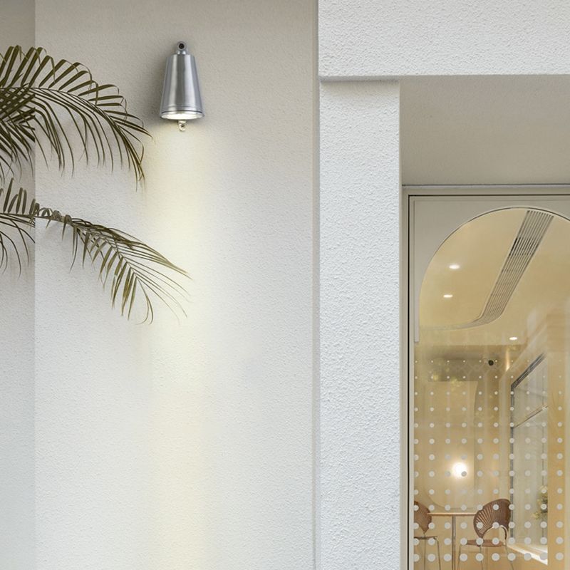 Geometric Wall Light Fixtures Modern Metal 1 Light in Silver